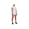 Under Armour Solid Color Crew Neck Short Sleeve T-Shirt Women Tops White 1369764-100