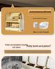 Plastic Kitchen Bowl and Chopstick Storage Rack with Lid for Tableware Draining