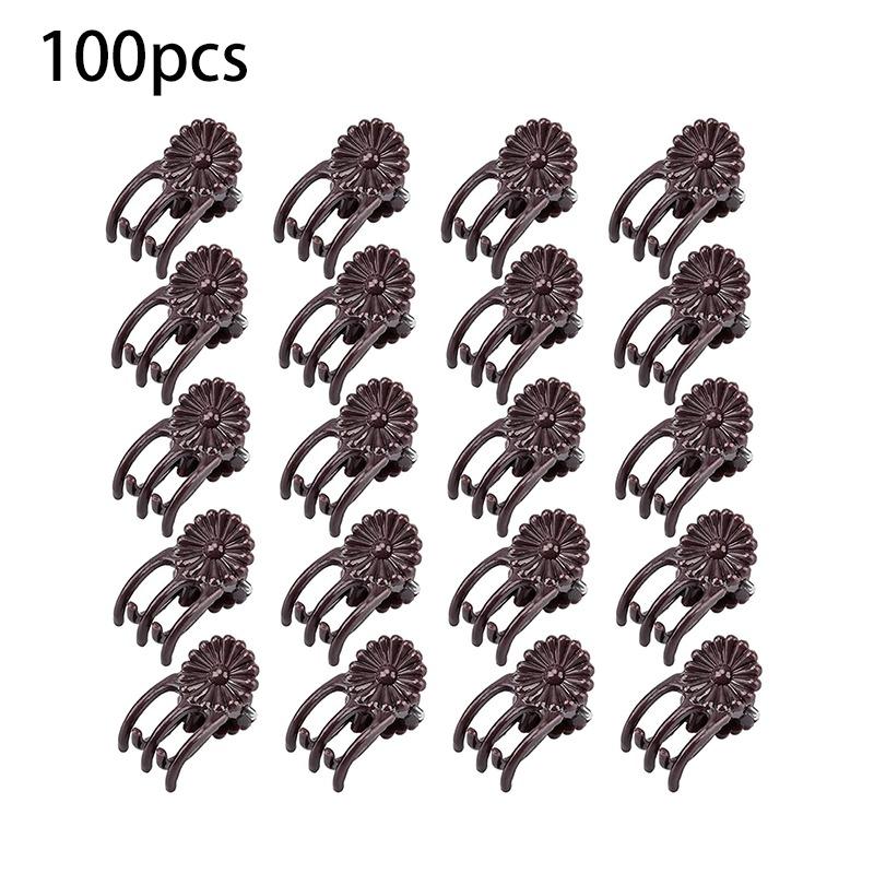 Fashion Plant Support Clips Garden 100PCS Flower And Vine Stable Trellis For Climbing кофейный