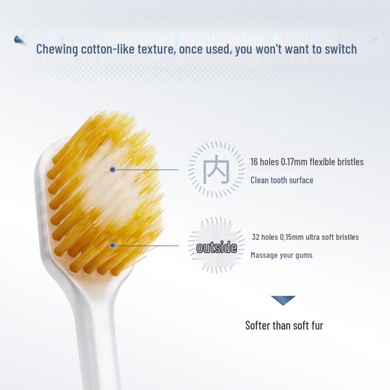 Ebisu Premium Soft Bristle Wide Head Toothbrush