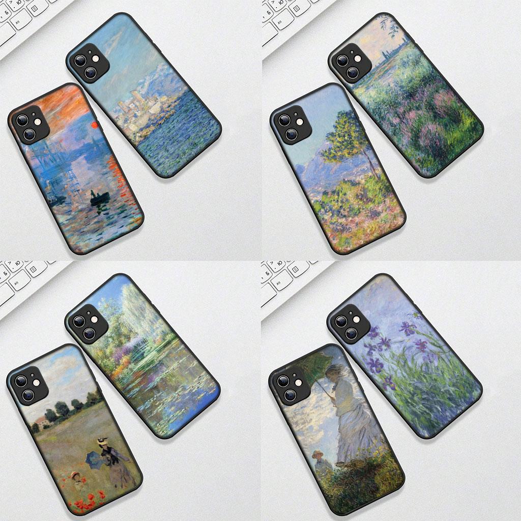 For Motorola Moto Edge 70 60 Fusion NEO Pro G Stylus G56 G57 G86 G96 G52 G04 G05 20 Case Claude Monet Impressionism Painter Art