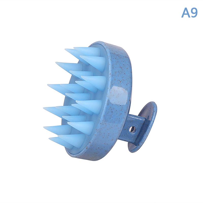 Plastic Silicone Massage Comb Clean The Scalp Thoroughly Scalp Massage Easy Foaming Head Massage Brush Shampoo Brush Bath Comb
