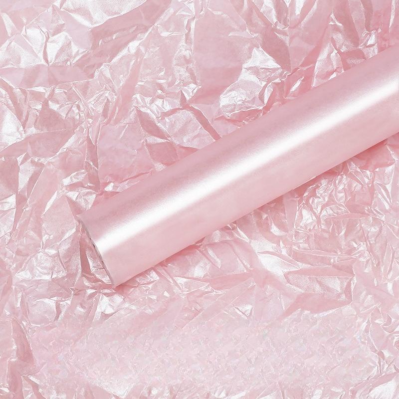 20 Sheets Pearlescent Flower Wrapping Paper Fruit Gift Box Filling Pleated Wrinkle Bag Bouquet Lined Paper Flower Art Wrapping Paper Flower Supplies