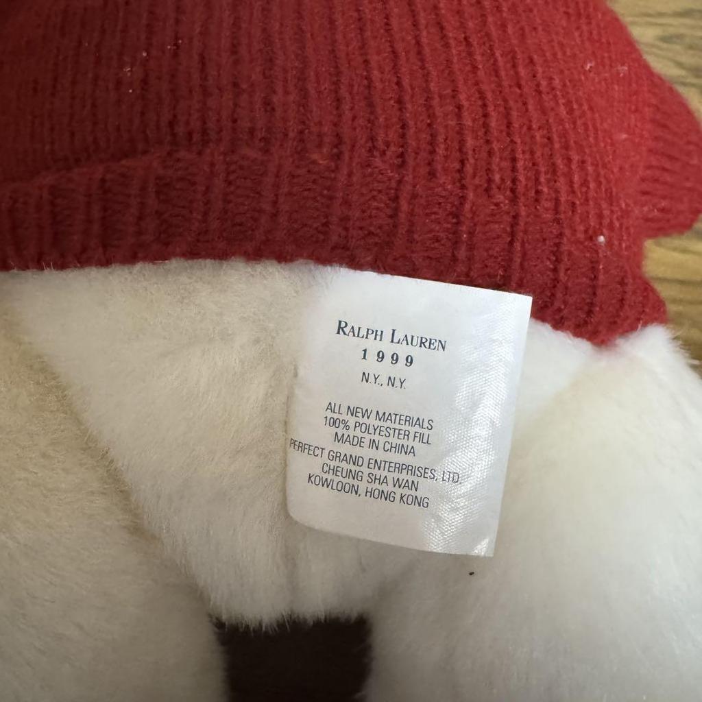 [USED] Millennium Bear Plush Toy Polo Teddy Bear by POLO Ralph Lauren