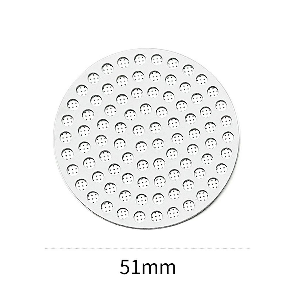 51/53/58mm Doppellagig 304 Edelstahl Kaffeefilter Feines Netz Wiederverwendbarer Kaffee-Siebträger Sieb Professionelles Espresso-Zubehör
