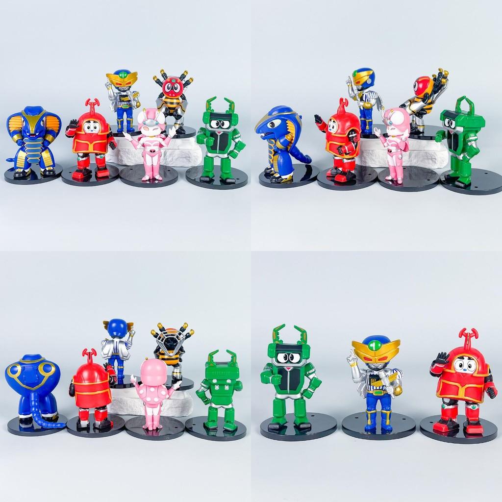 Kumonga Kabutack Keros Cartoon Animated Character Model Ornament Set Desk Decor