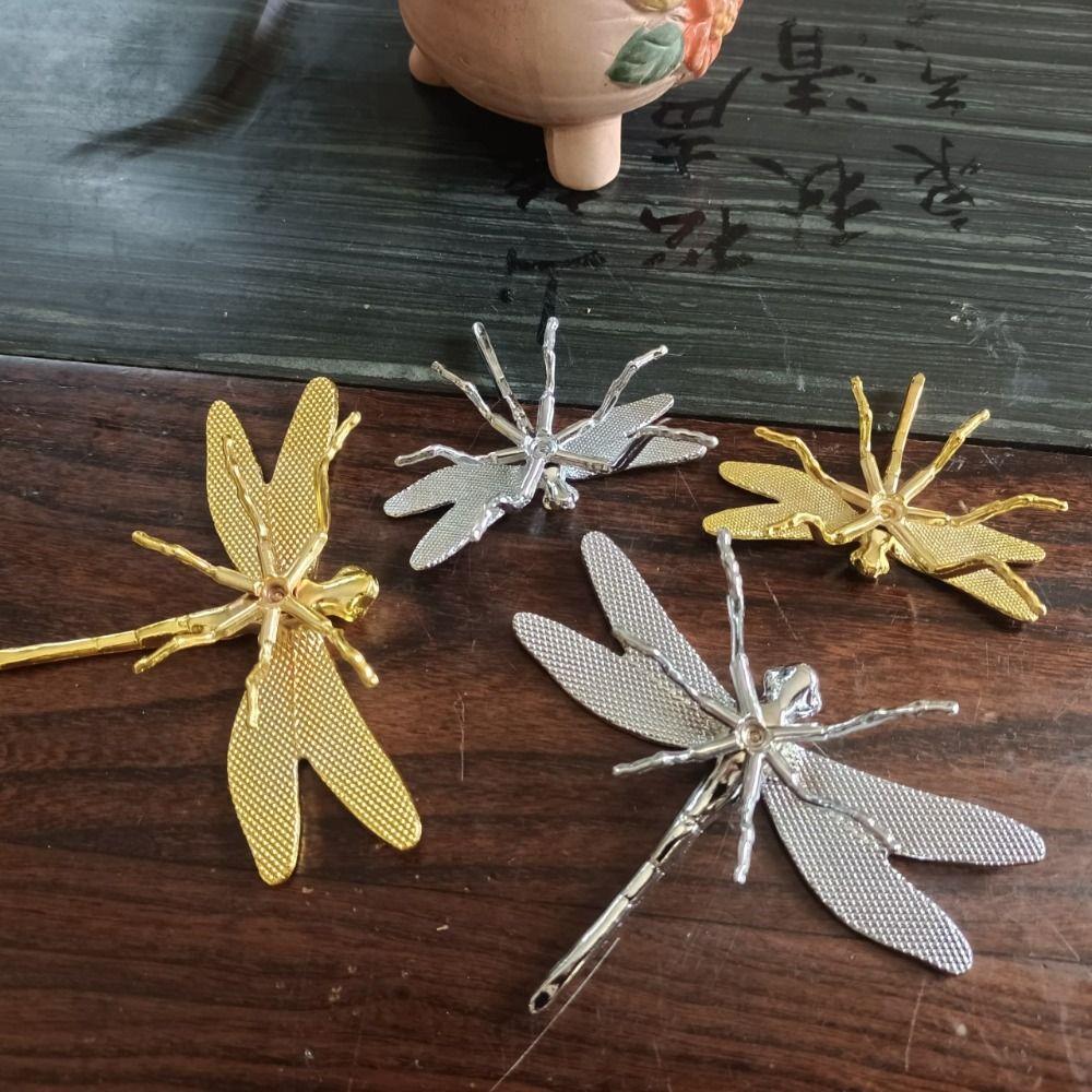 

Dragonfly Dragonfly Ornament Small Tea Pet Practical Pen Holder Tea Table золотий