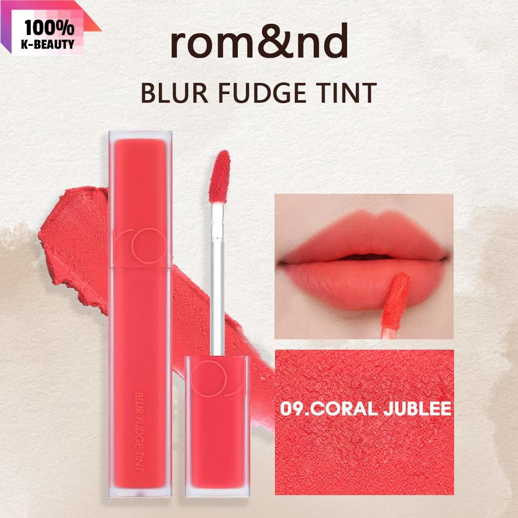 Rom&nd Romand BLUR FUDGE TINT, Aksamitne Matowe Usta 5.0g/0.18oz (12 opcji kolorów)