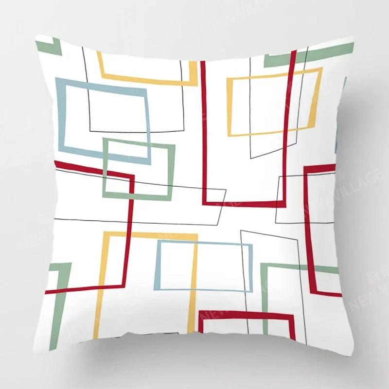 Nordic Autumn Home Decoration Throw Pillow Cover Sofa Cushion Cover Modern  Modern Fashion L