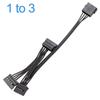4Pin Hard Drive Power Cable 1 Male To 3/4/5/6 Female Splitter Adapter SATA Power Hard Disk Extension for DIY PC Sever
