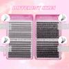 640 Tufts Diy Single Tufts Of False Eyelashes Natural Thick D-Song Segmented Grafting Eyelashes