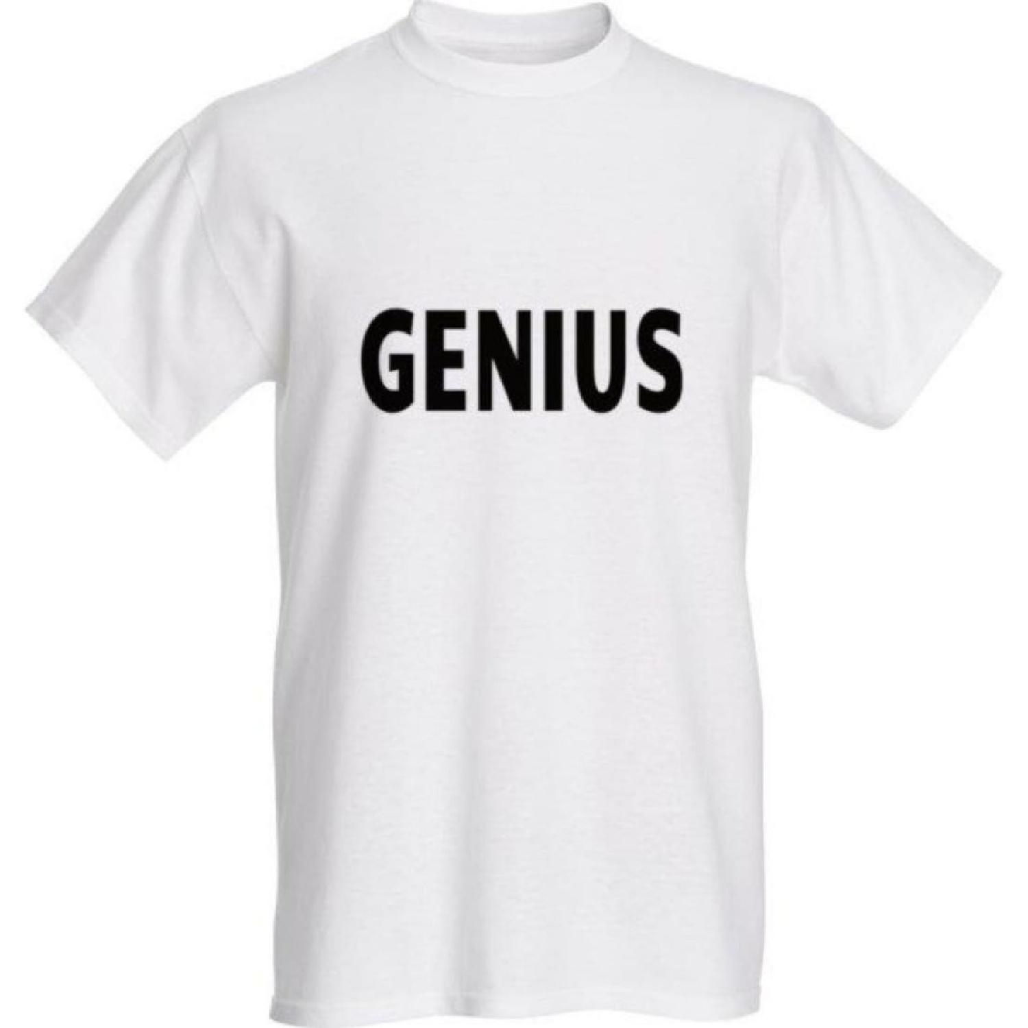 Classy Canuck Genius T-Shirt - Black Text XXXXXL белый