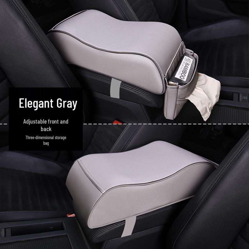 Universal Memory Foam Car Armrest Pad - Leather Central Hand Rest
