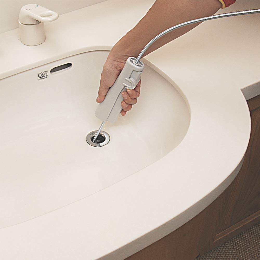 Azuma Industrial Drain Pipe Cleaning Pipe Clog 4m Wire Removes Clogs Without Removing AZ473 Brush, Remover, Length, Pipes,