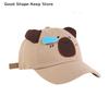 Capybara Stickerei Paar Baseballkappe Sonnenschutz Papa Hüte Trendig Atmungsaktiv Golfkappe Unisex Capibala Hut Baseballkappe