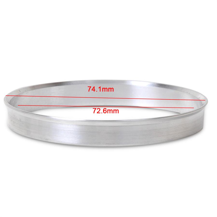 For BMW Wheel Hub Centric Rings 74.1mm to 72.6mm Aluminum Center Ring 4Pcs/Set