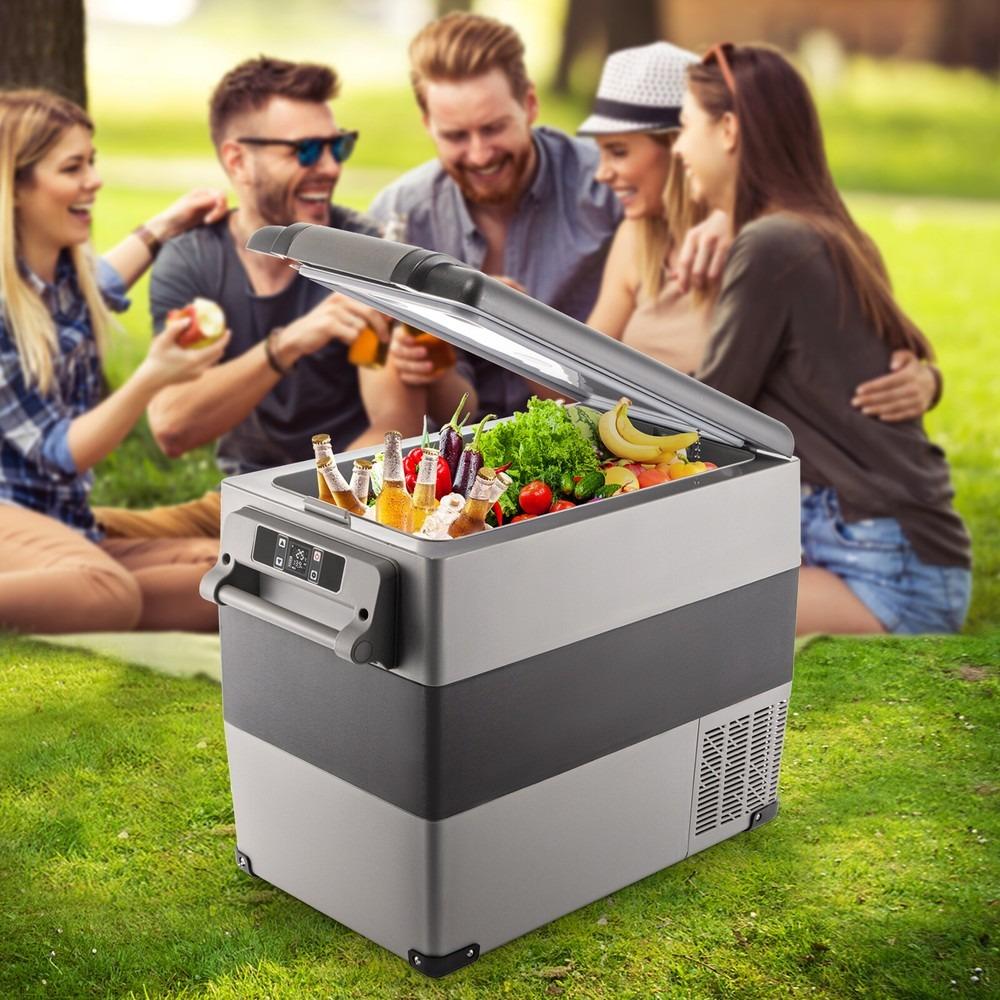 55-liter Portable Electric Refrigerator Small Vehicle Mounted Camping Refrigerator