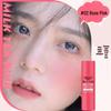 Meixi'er Coral Rose Cream Blush Stick with Brush - Natural Sun-Kissed Japanese Style.
