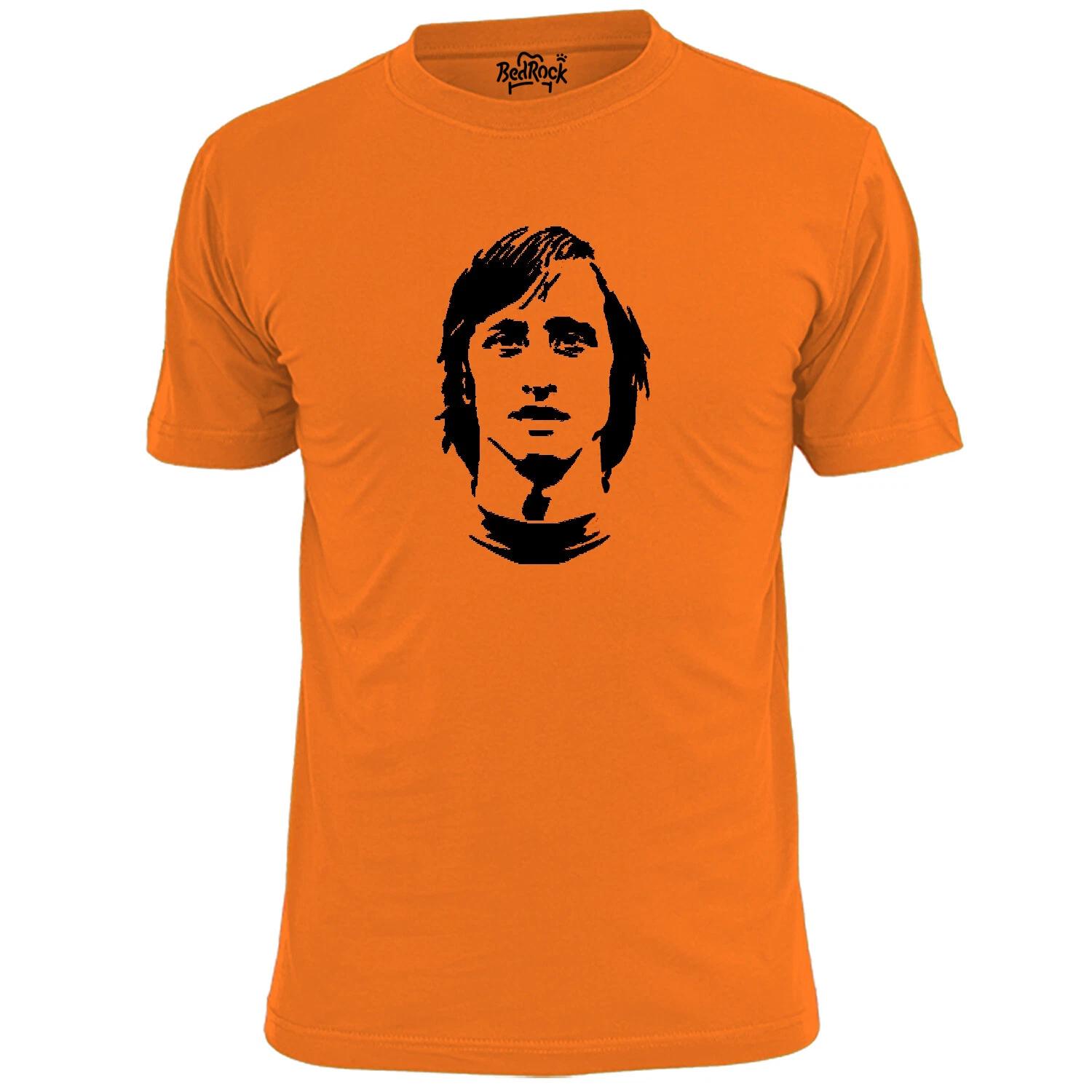 Mens Johan Cruyff Silhouette T shirt Football Soccer Legend S