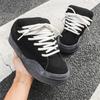 Brödskor vinterförtjockade nisch trendiga skor retro amerikansk platå avslappnade skateboardskor X
