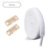 Elastic Laces Sneakers Tennis No Tie Shoe Laces Gold Diamond Buckle Shoelaces Without Ties Flat Shoelace for Shoes Accessories