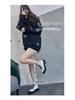 Women's White High-Top Casual Sneakers - 2024 Korean Style, Thick-Soled Martin Short Boots for Autumn/Winter