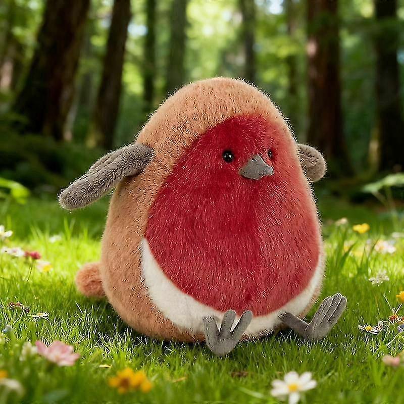 Robin Plush Toy, 16 cm