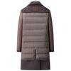 New Autumn and Winter Double-breasted Wool Coats for Men, Goose Down Lining, Double-sided Wool Coats, Cashmere Coats