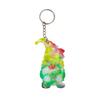 Holographic Resin Molds with Hole Christmas Gnome Pendant Silicone Mold for DIY Keychains Pendants Jewelry Resin Craft