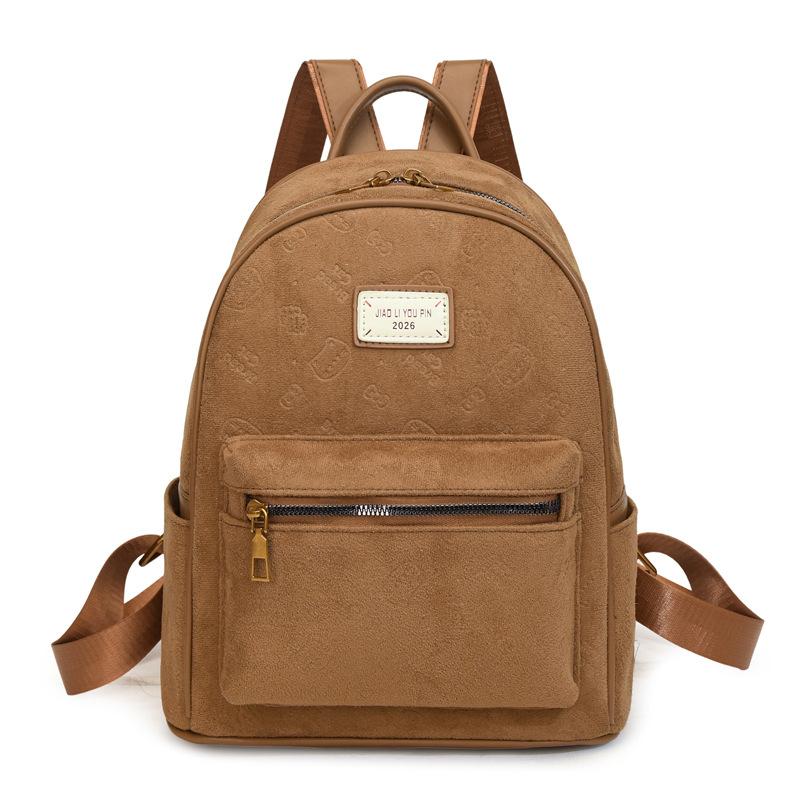 Fashionable Double-shoulder Bag, Retro Commuter Bag, Large Capacity Three-dimensional Student Schoolbag