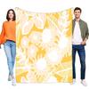 Floral Print Throw Blanket Cozy Soft Lightweight Sofa Bed Home Decor Perfect for All Seasons Gift Idea
