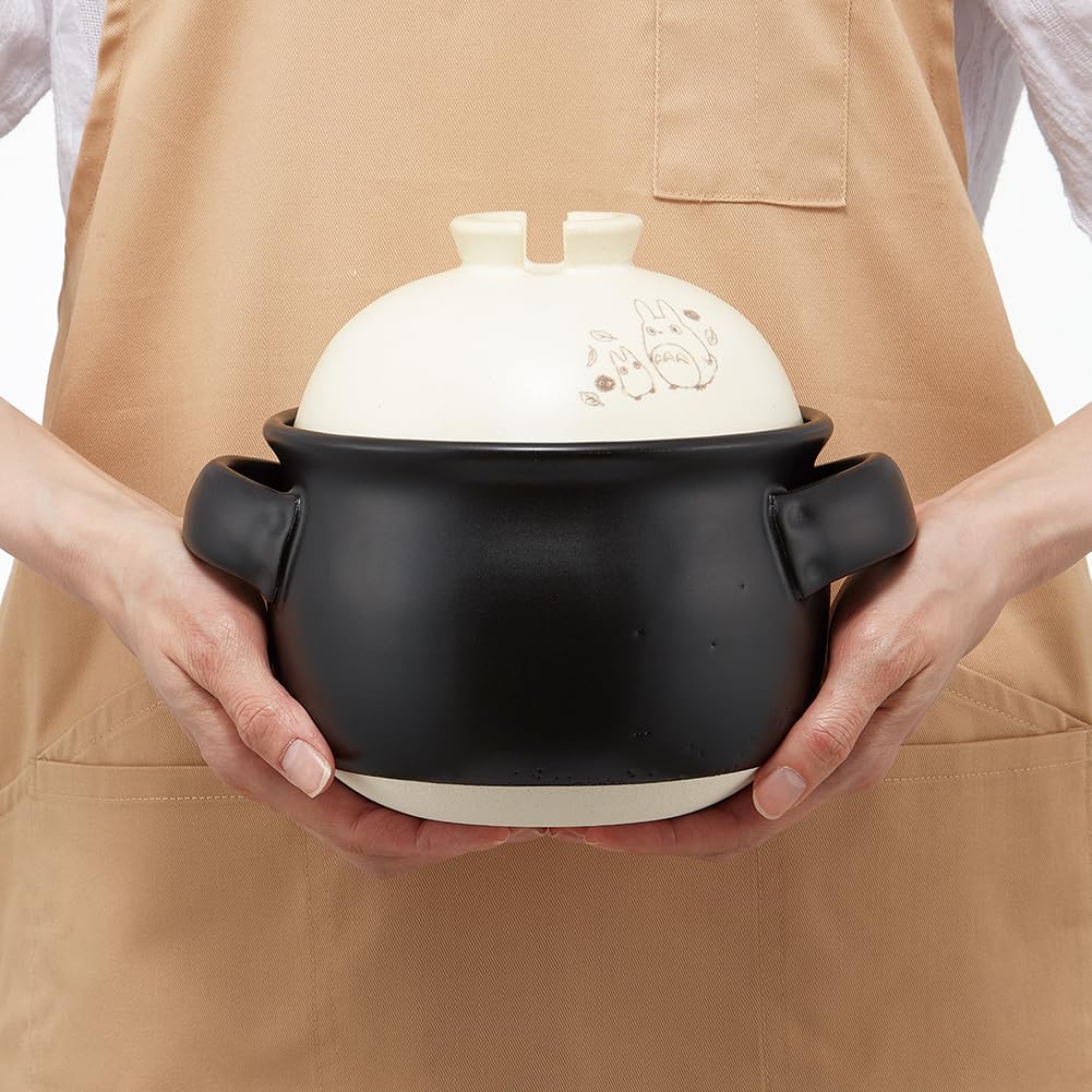 Skater Banko Ware Rice Earthenware Rice My Neighbor Studio Ghibli Design Cooker, 1-cup Capacity, Cooker, Totoro, CHDN1-A