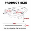 TPE Retractable Shampoo Bowl Foldable Portable Hair Washing Tray With Drain Hose For Elderly Home Salon Hair Wash Supplies