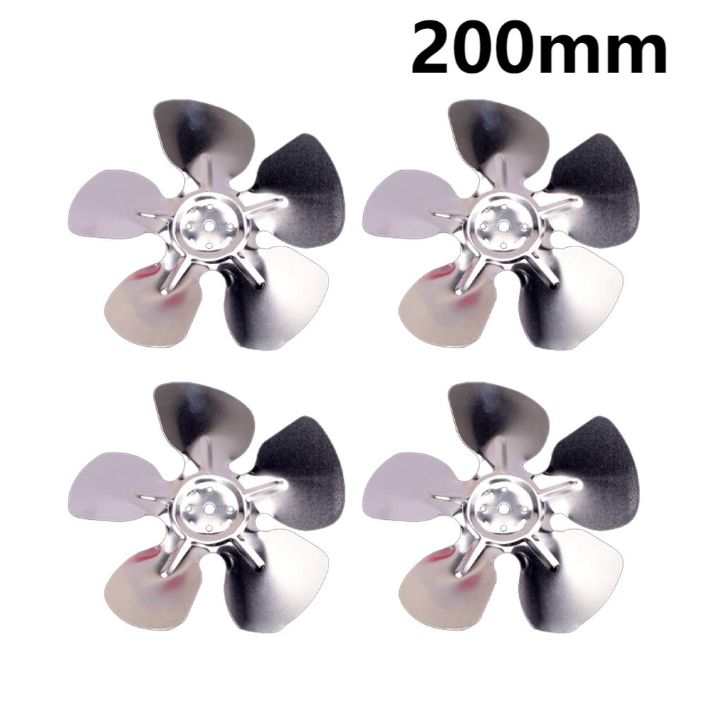 Motor Replacement Fridge Fan Blade Versatile Sizing Hole Diameter 6.9mm Multipack 4pcs Hair Dryer Style Raised Right Side