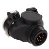 Universal 13 Pin To 7 Pin Trailer Plug Adapter Dual Dual Plug Conversion Adapte All Trailers