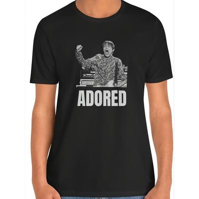 Cool T-Shirt Design/Stone Roses Inspired T-Shirt/Cropped Crew Neck/Paying Tribute To Bassist Manny Munfield/A Legendary Music T-Shirt Loved by Many