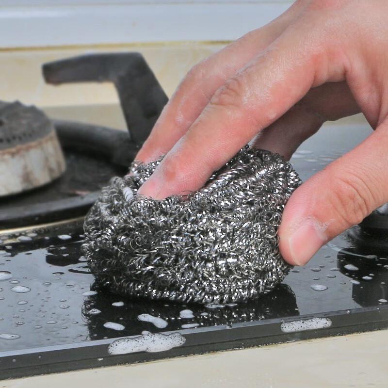 Miaojie Large Steel Wool Scrubber Set