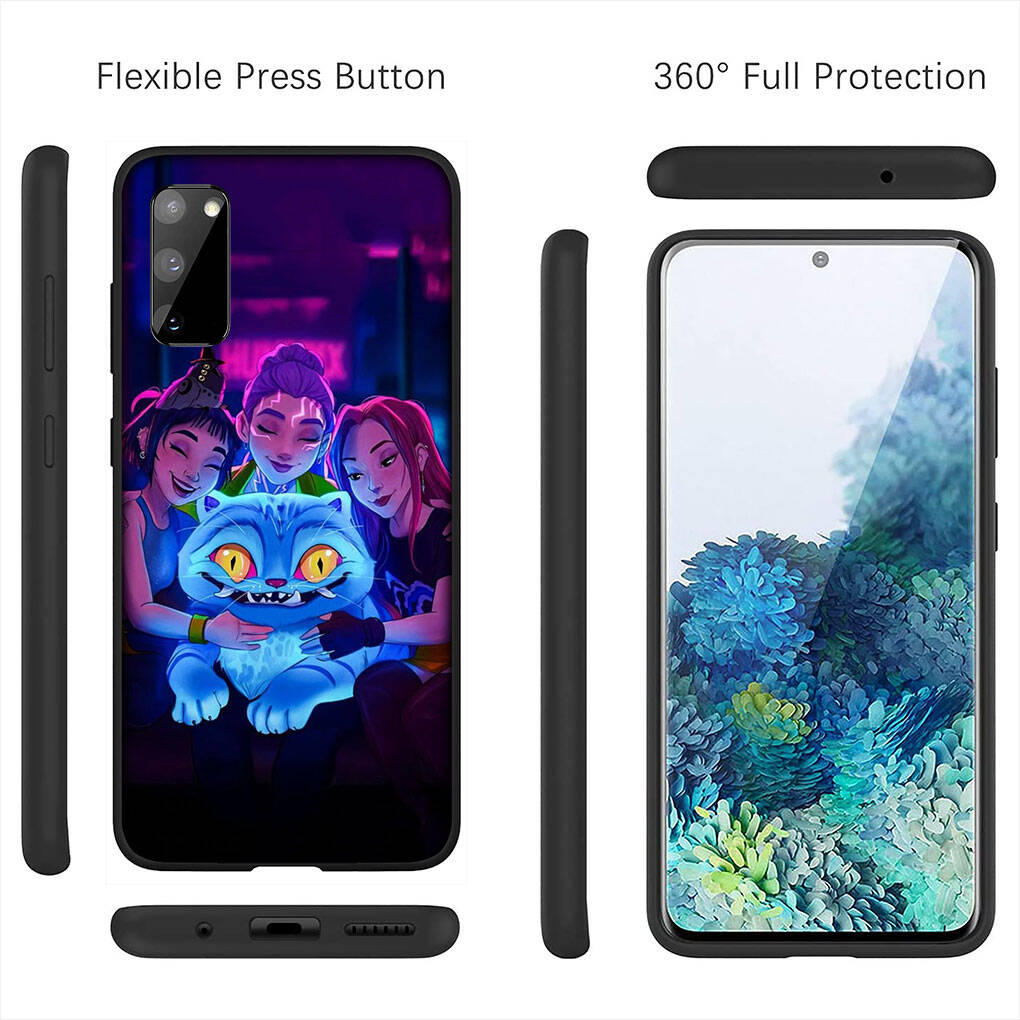 Für Samsung Galaxy S25 S24 S23 iPhone 17 16 15 Xiaomi Redmi Note 14 13 12 Plus Pro Max A57 Hülle KPop Rumi Dämon Mira Jäger Zoey X OPPO Huawei Abdeckung