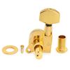 Musiclily Pro Locking Tuning Pegs with Gear Hex and Screws for and Electric Gold 6-Piece 181 Ratio, Buttons, 45-Degree Strat, Telecaster, Guitars,