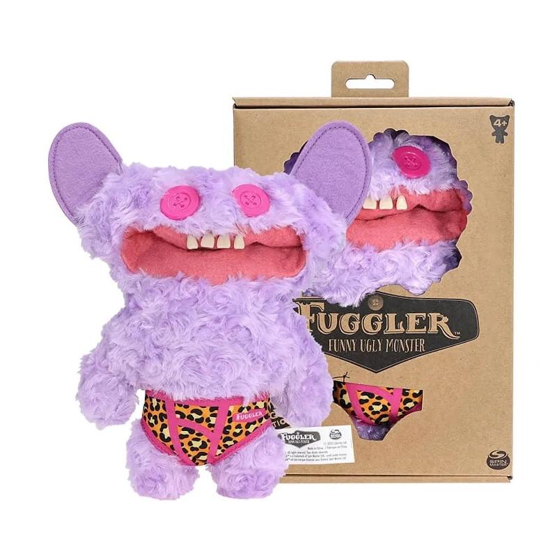Fuggler WideEyed Tooths Monster Plush Dolls Soft Fuggler Stuffed Plushies Pants Gap Toothed Monstrosity Peluche Birthday Toys