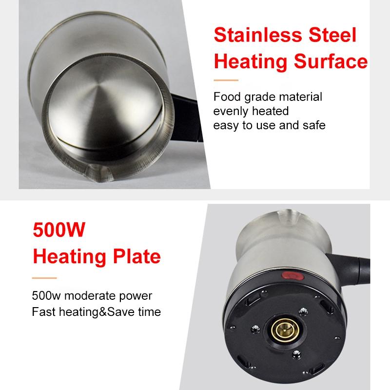 500W 800ML Hot Cooker Plate Water Tea Milk Coffee Heating Furnace Multifunction Appliance Mini Electric Heaters Stove
