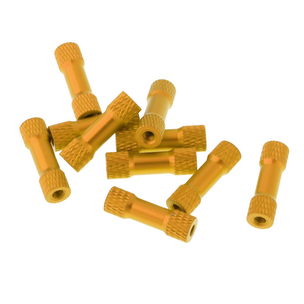 Buy 10x M3 20mm Knurled Aluminum Standoff Spacer Pillar for RC Multirotor Blue at affordable