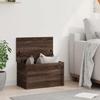 VidaXL Storage Box Brown Oak 60x35x35 Cm Engineered Wood, Blanket Box, Storage Trunk, Box of 840680