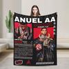 Anuel AA Rhlm 2 Album  Blanket Quality Soft Warm  Throw Blanket Autumn Travel Office Home Decor Funny Bedspread