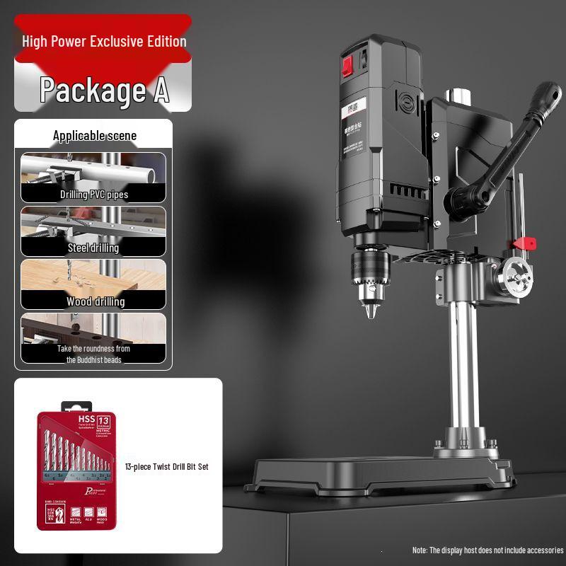 Compact 220V High-Power Multifunctional Bench Drill for Home & Industrial Use
