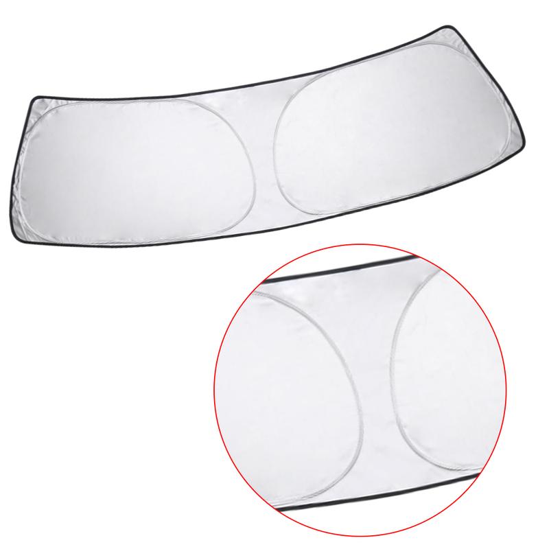 Folding Sunshade Protector Dual-Layer Sunshade Custom For Toyota FJ Cruiser Sport Utility 2007-2014 Front Windscreen Shade Visor