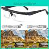 Innovative Dial Adjustable Glasses Variable Focus For Effortless Reading And Distance Clarity