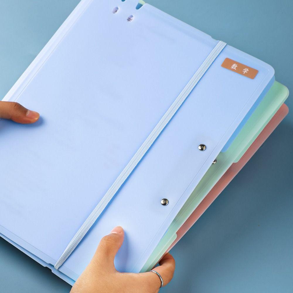 Multifunctional Strap Design A3 File Folder Multifunction Clipboard Writing Pad School Office