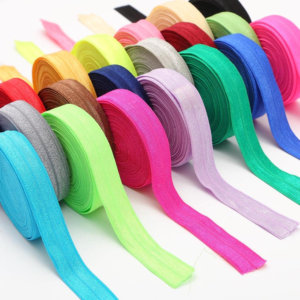 5 Yards 15mm Elastic Band Spandex Ribbon Multicolor Sewing Fabric Trim Waist Band Garment Accessory KTY