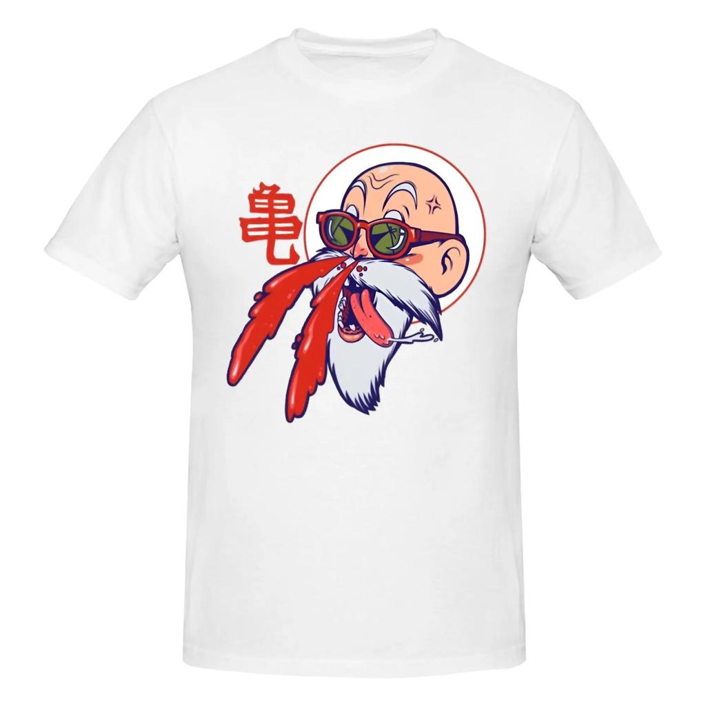 Dragon Ball Trendy Hot Items Summer 40th Anniversary Master Roshi Anime Printed Tshirt Extra Size Streetwear Unisex